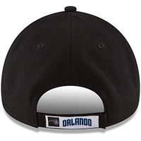 Casquette ajustable 9FORTY pour homme, couleur officielle de l'équipe Orlando Magic, noire New Era