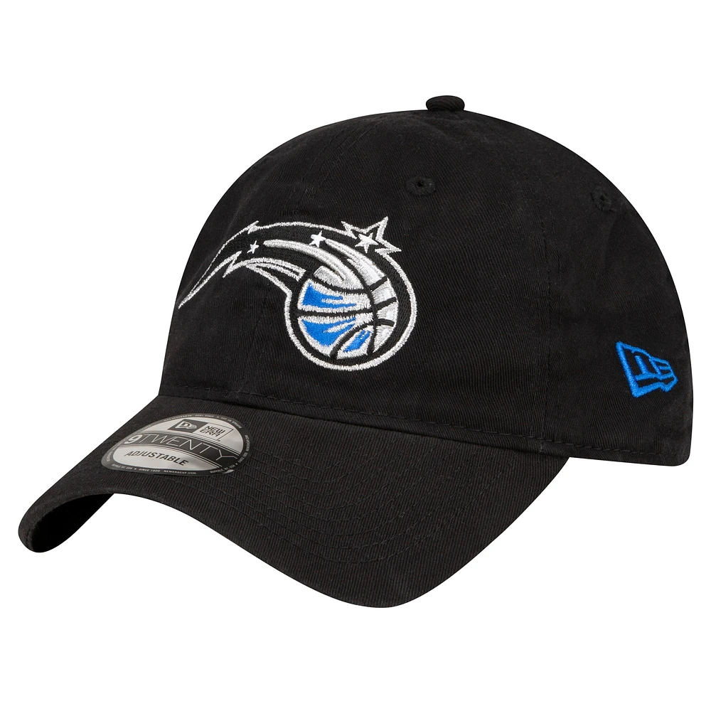 Casquette réglable noire Orlando Magic Team 2.0 9TWENTY New Era pour hommes