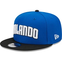 Casquette New Era Orlando Magic Jersey Hook Statement Edition 9FIFTY Snapback bleu/noir pour homme