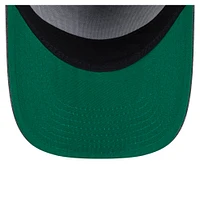 Men's New Era  Charcoal Orlando Magic Throwback Washed Pre-Curved 9FIFTY Snapback Hat