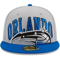 Men's New Era Gray/Blue Orlando Magic Tip-Off Two-Tone 59FIFTY Fitted Hat