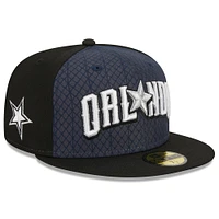 Casquette ajustée 59FIFTY New Era pour homme, bleu marine/noir, Orlando Magic 2023/24 City Edition