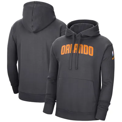 Orlando Magic Nike 2021/22 City Edition Essential Logo Pullover Hoodie - Anthracite