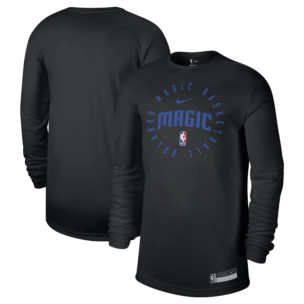 Men's Nike Orlando Magic 2024/25 Legend On-Court Practice Long Sleeve T-Shirt