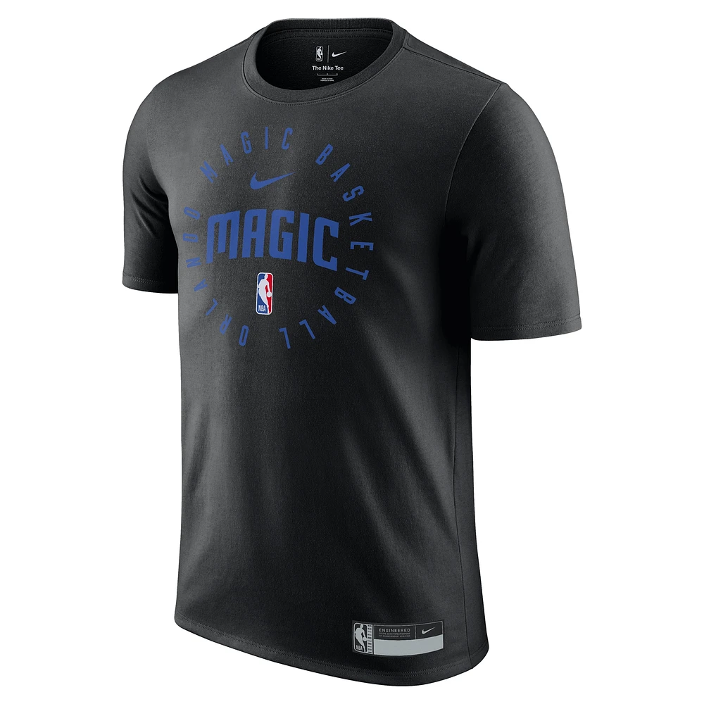 T-shirt Nike Orlando Magic Legend 2024/25 pour homme, noir, entraînement sur le terrain