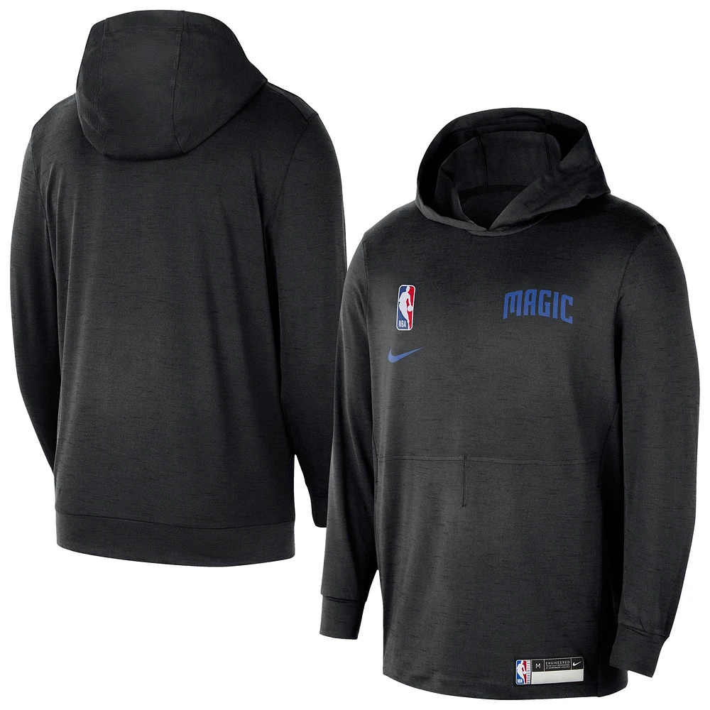 Sweat à capuche léger Nike Orlando Magic 2024/25 On-Court Authentic Practice Yoga Restore pour homme, noir