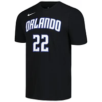 Men's Nike Franz Wagner Black Orlando Magic Icon 2022/23 Name & Number T-Shirt