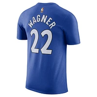 Men's Nike Franz Wagner Blue Orlando Magic 2023/24 Classic Edition Name & Number T-Shirt