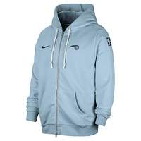 Veste à capuche entièrement zippée Nike Orlando Magic Authentic Standard Issue bleu clair pour homme