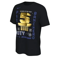 T-shirt de recrue l'année NBA Orlando Magic 2023 Nike Paolo Banchero pour homme noir