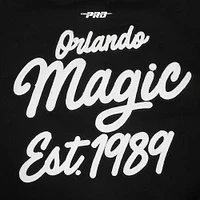 Men's Pro Standard Black Orlando Magic Paint the City Drop Shoulder Sweatshirt