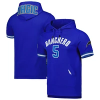 Sweat à capuche manches courtes Pro Standard Paolo Banchero Royal Orlando Magic Name & Number pour homme