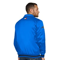 Veste universitaire à boutons-pression et appliqués en point de chaînette Jacob Orlando Magic bleu Tommy Jeans pour homme