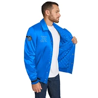 Veste universitaire à boutons-pression et appliqués en point de chaînette Jacob Orlando Magic bleu Tommy Jeans pour homme