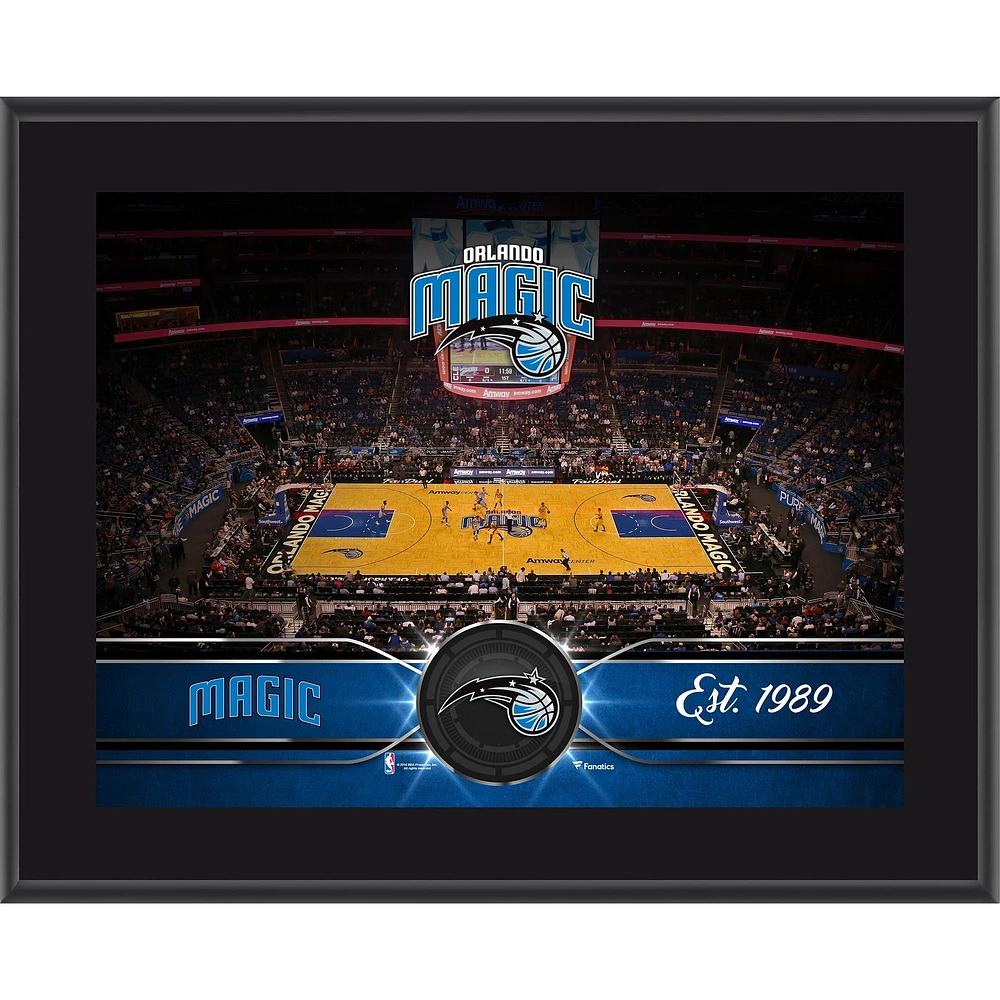 Plaque d'équipe sublimée Orlando Magic 10,5" x 13"