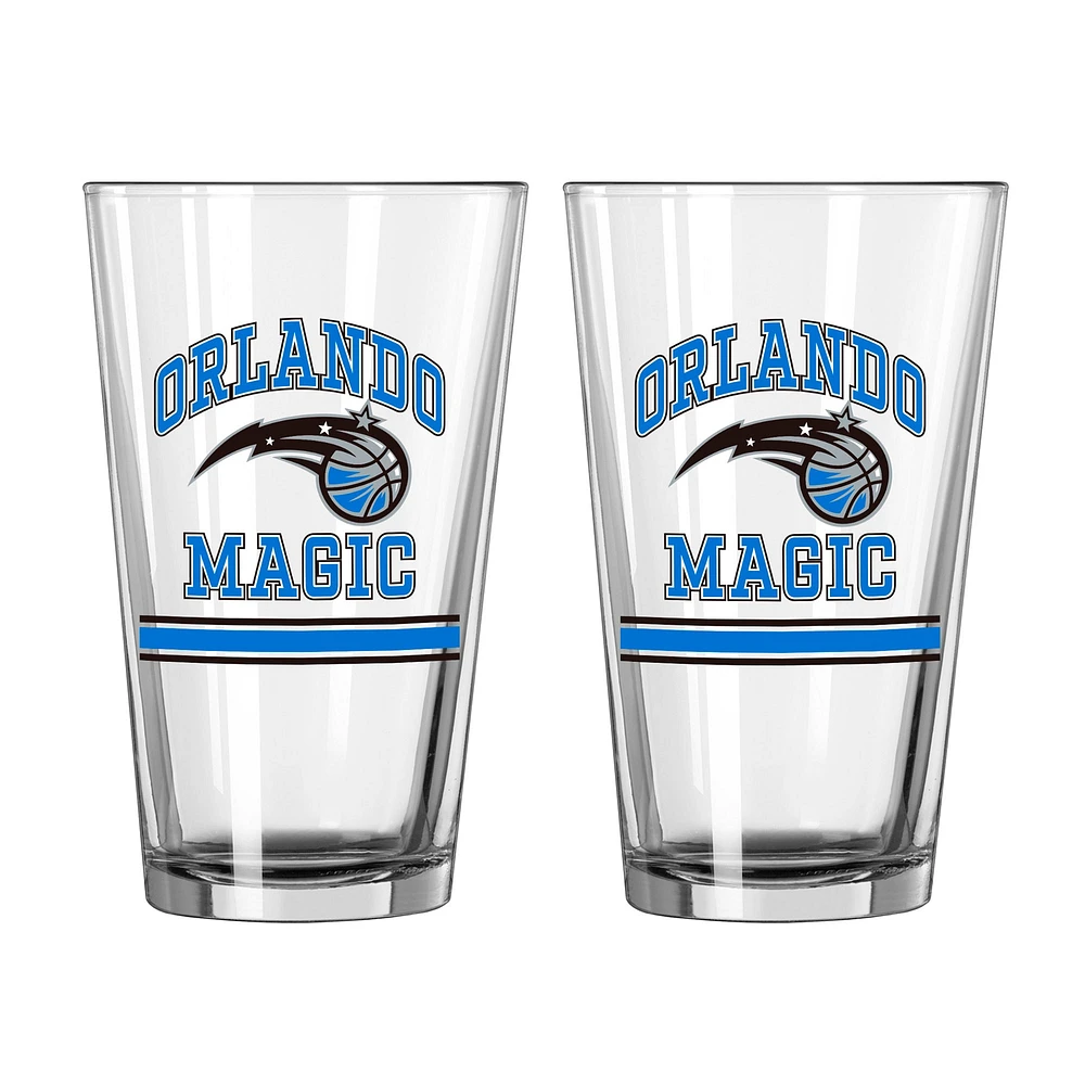 Orlando Magic 16oz. Pint Glass Two Pack