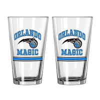 Orlando Magic 16oz. Pint Glass Two Pack