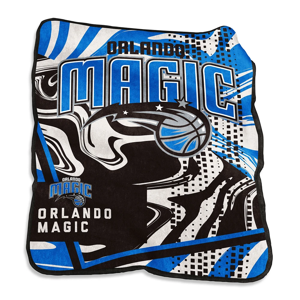 Orlando Magic Couverture tourbillonnante Raschel 127 x 152,4 cm