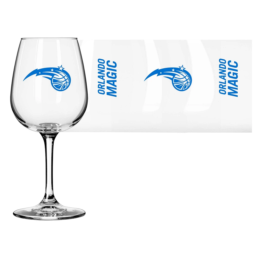 Orlando Magic Logo 12oz. Stemmed Wine Glass