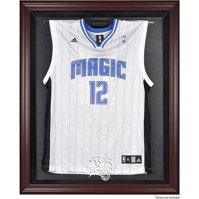 Vitrine de présentation encadrée en acajou avec logo de l'équipe des Orlando Magic
