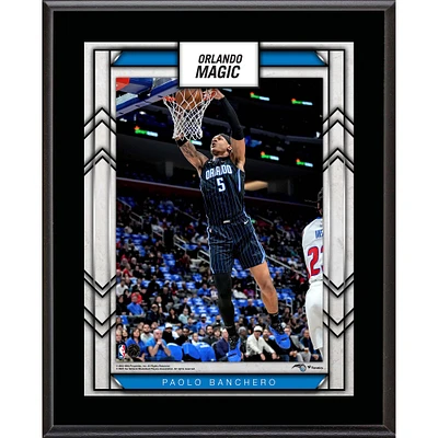 Plaque de joueur sublimée Paolo Banchero Orlando Magic 10,5" x 13"