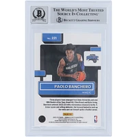 Carte de recrue autographiée 2022-23 Panini Donruss Optic de Paolo Banchero Orlando Magic classée Rookie #221 Beckett Fanatics Witnessed Authenticated 10 Rookie