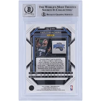 Carte de recrue 10 authentifiée signée par les fans de Beckett 2022-23 Panini Prizm #249 de Paolo Banchero Orlando Magic