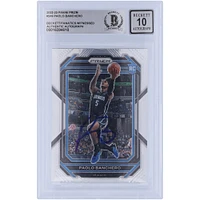 Carte de recrue 10 authentifiée signée par les fans de Beckett 2022-23 Panini Prizm #249 de Paolo Banchero Orlando Magic