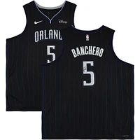 Paolo Banchero Orlando Magic Autographed Black Nike 2022/23 City Edition Swingman Jersey 
