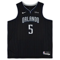 Paolo Banchero Orlando Magic Autographed Black Nike 2022/23 City Edition Swingman Jersey 