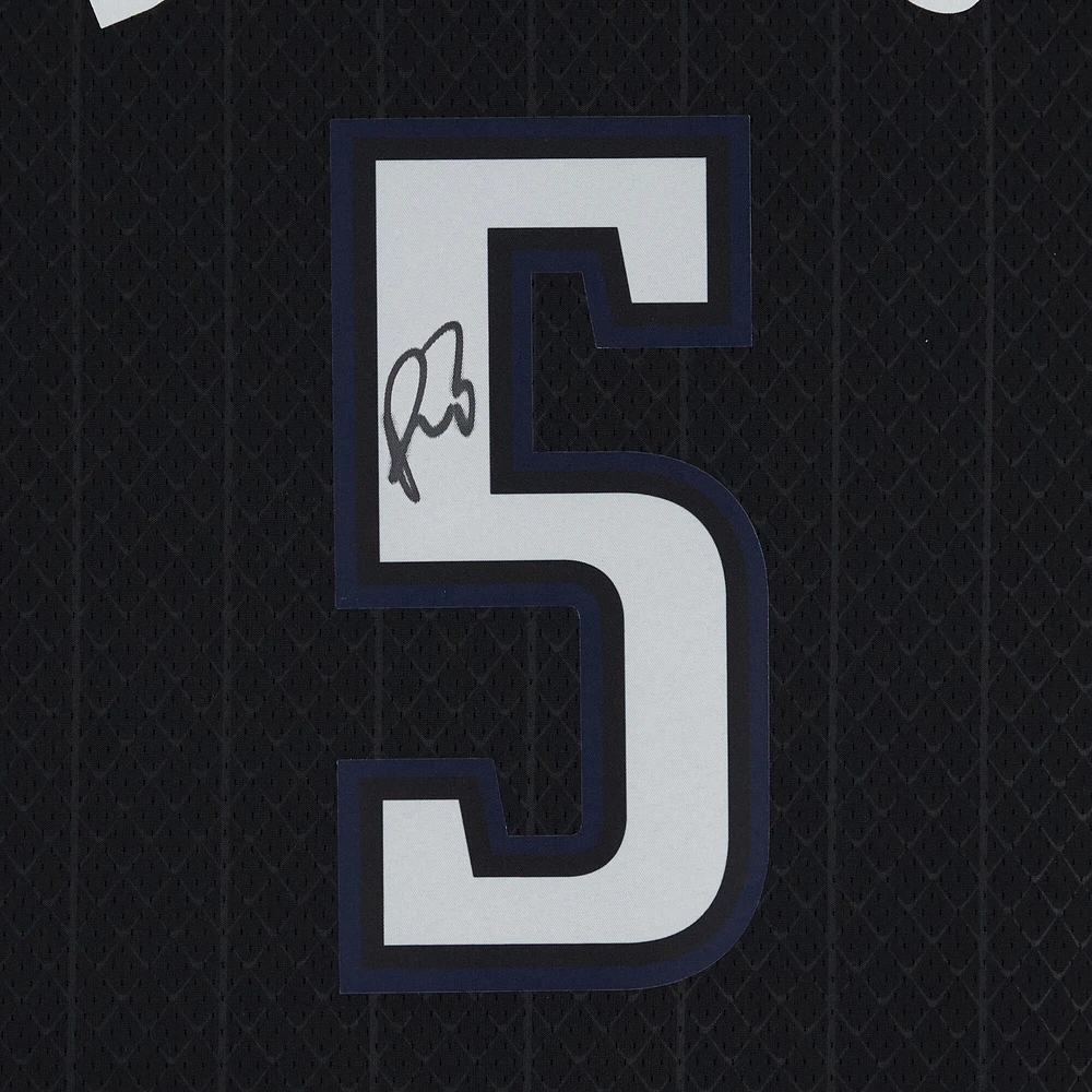 Paolo Banchero Orlando Magic Autographed Black Nike 2022/23 City Edition Swingman Jersey 