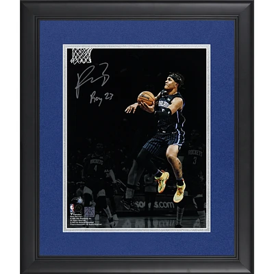 Photographie encadrée dédicacée de Paolo Banchero, Orlando Magic, 11 x 35 cm, avec inscription « ROY 23 ».