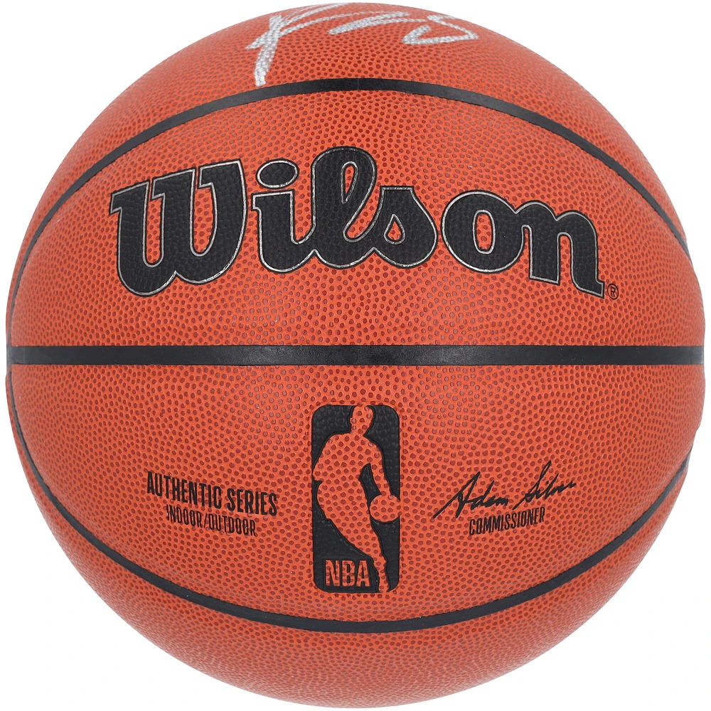 Ballon de basket-ball intérieur/extérieur Wilson autographié par Paolo Banchero Orlando Magic