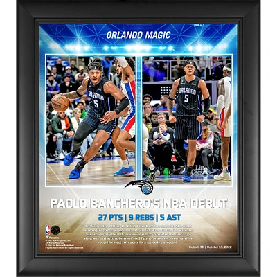 Collage encadré de 15" x 17" de Paolo Banchero, début de la NBA 2022, par les Orlando Magic