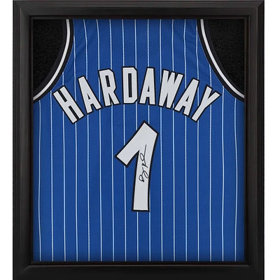 Maillot authentique Mitchell & Ness bleu autographié par Penny Hardaway Orlando Magic 1994-95 Shadowbox