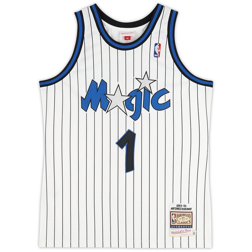 Penny Hardaway Orlando Magic Autographed Mitchell & Ness White 1993-94 Authentic Jersey