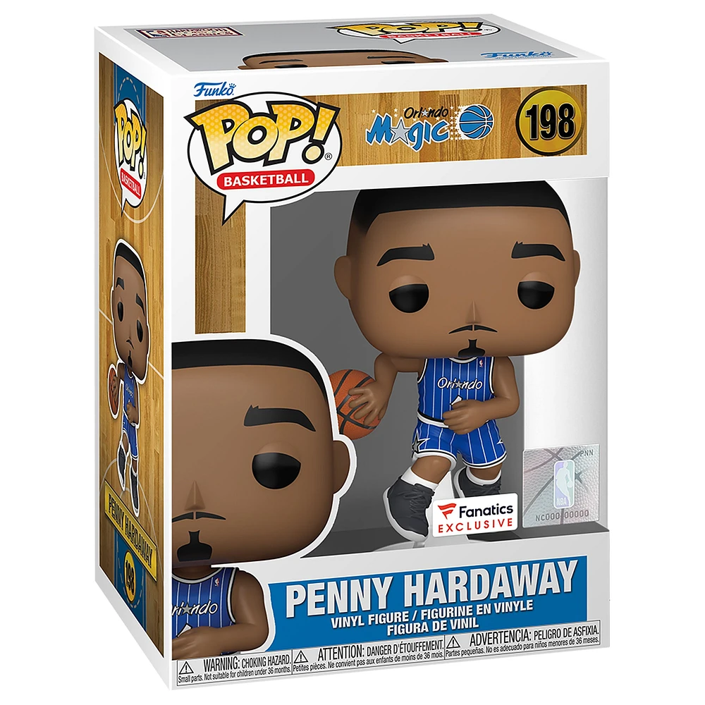 Figurine en vinyle Funko Pop! à rayures exclusives des fans du Orlando Magic de Penny Hardaway