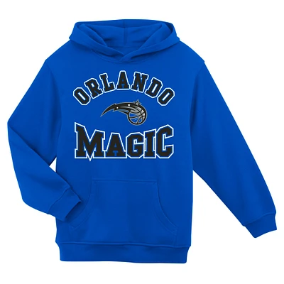 Sweat à capuche en polaire bleu Orlando Magic Home Town pour enfant d'âge préscolaire