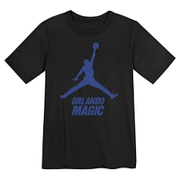 Preschool Jordan Brand Black Orlando Magic Essential Jumpman T-Shirt