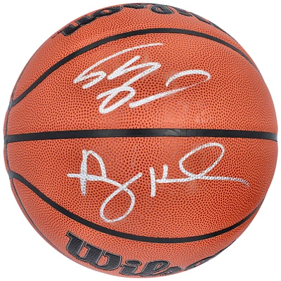 Ballon de basket-ball d'intérieur/extérieur Wilson Authentic Series autographié par Shaquille O'Neal et Penny Hardaway Orlando Magic