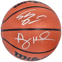 Ballon de basket-ball d'intérieur/extérieur Wilson Authentic Series autographié par Shaquille O'Neal et Penny Hardaway Orlando Magic