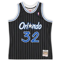 Shaquille O'Neal Orlando Magic Autographed Mitchell & Ness - Swingman Jersey with "HOF 16" Inscription