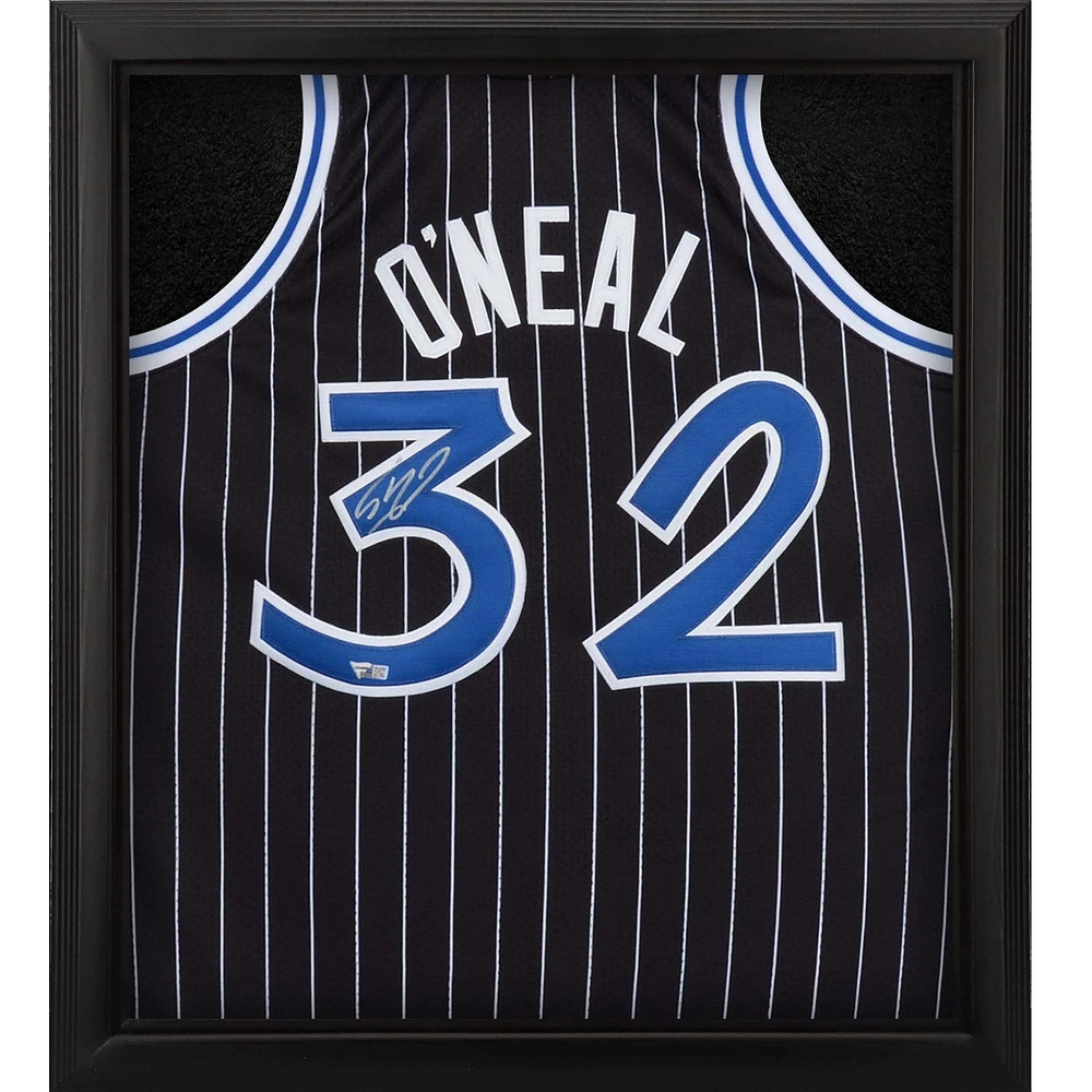 Shaquille O'Neal Orlando Magic Autographed Framed Mitchell & Ness Black 1994-95 Authentic Jersey Shadowbox