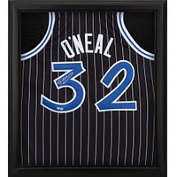 Shaquille O'Neal Orlando Magic Autographed Framed Mitchell & Ness Black 1994-95 Authentic Jersey Shadowbox