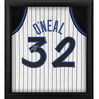 Maillot authentique autographié par Shaquille O'Neal Orlando Magic Mitchell & Ness blanc 1993-94 Shadowbox