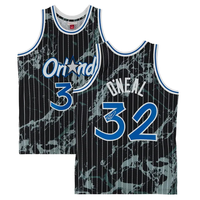 Clyde Drexler Houston Rockets Mitchell & Ness 1996/97 Hardwood Classics  Marble Swingman Jersey - Navy