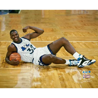 Shaquille O'Neal Orlando Magic Fanatics Authentic Unsigned Hardwood Classics Flex Photograph