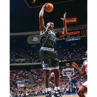 Shaquille O'Neal Orlando Magic Fanatics Authentic Unsigned Hardwood Classics One-Handed Rebound Photograph