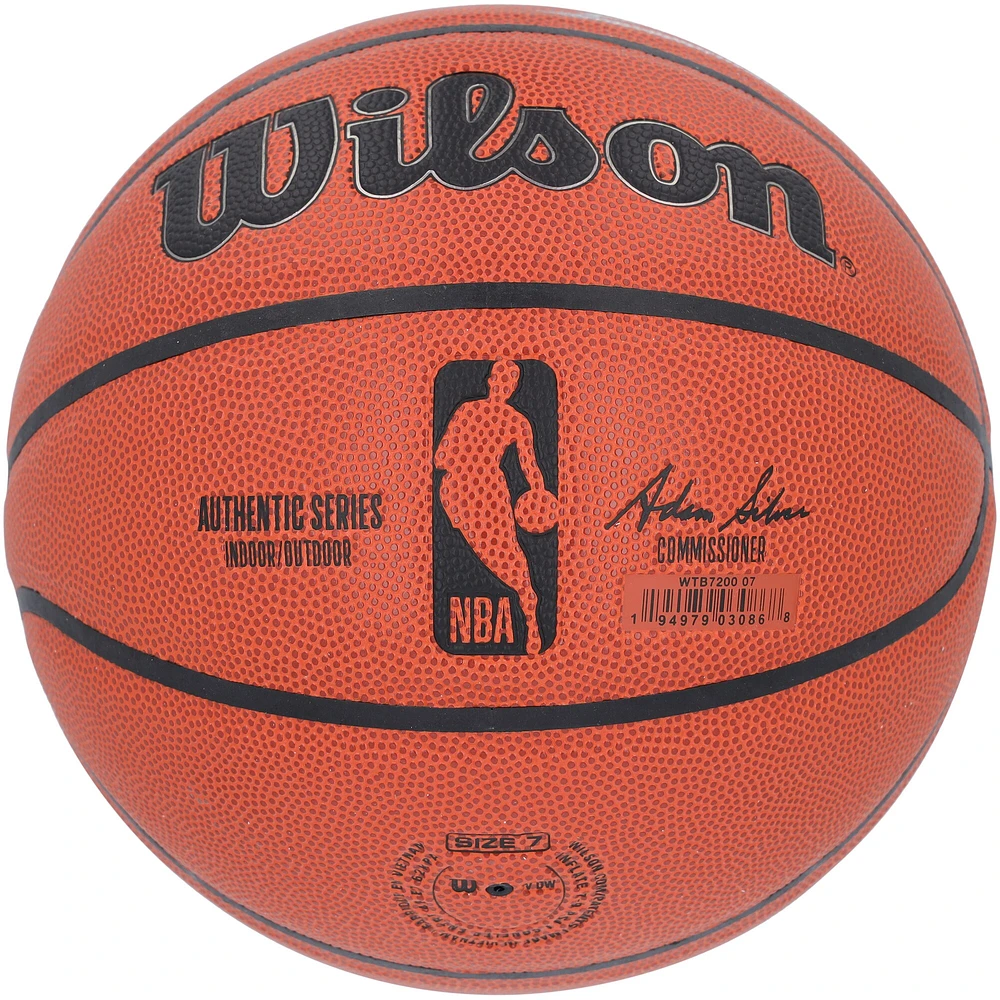 Ballon de basket-ball d'intérieur/extérieur Wilson Authentic Series signé à plusieurs reprises par Shaquille O'Neal, Paolo Banchero et Mike Miller des Orlando Magic avec inscriptions « ROY 01 » et « ROY '23 » - Édition limitée n°1 sur 23