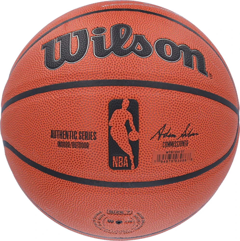 Ballon de basket-ball d'intérieur/extérieur Wilson Authentic Series signé à plusieurs reprises par Shaquille O'Neal, Paolo Banchero et Mike Miller des Orlando Magic avec les inscriptions « ROY 01 » et « ROY '23 » - Édition limitée à 23 exemplaires